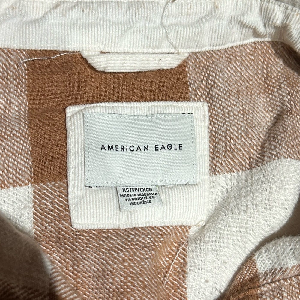 American Eagle Plaid Button Up - image 2